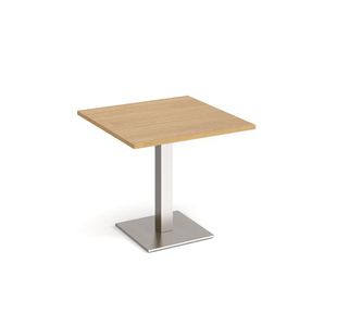 Brescia square dining table square base