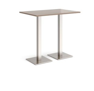 Brescia rect poseur table square bases