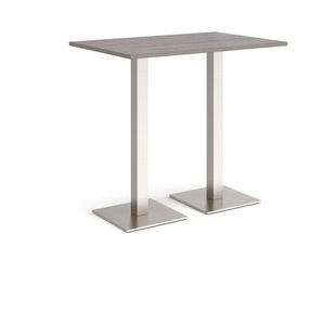 Brescia rect poseur table square bases