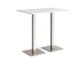 Brescia rect poseur table square bases