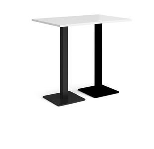 Brescia rect poseur table square bases