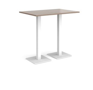 Brescia rect poseur table square bases