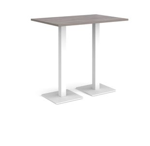 Brescia rect poseur table square bases