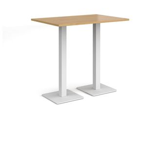 Brescia rect poseur table square bases