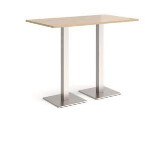 Brescia rect poseur table square bases