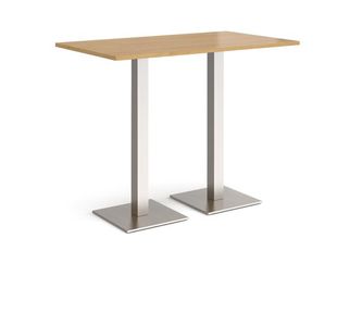 Brescia rect poseur table square bases