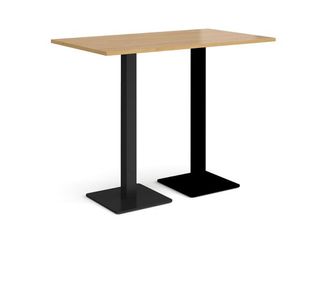 Brescia rect poseur table square bases