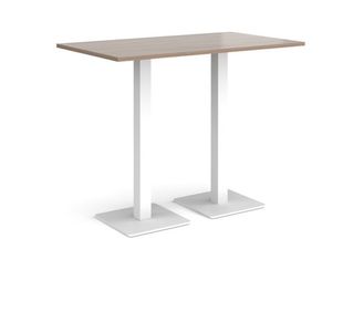 Brescia rect poseur table square bases