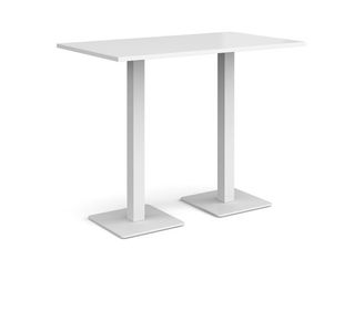 Brescia rect poseur table square bases