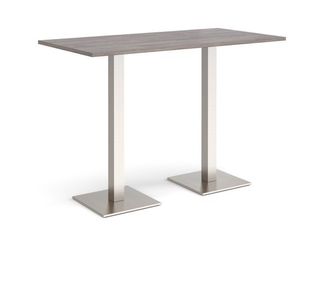 Brescia rect poseur table square bases