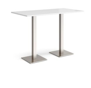 Brescia rect poseur table square bases