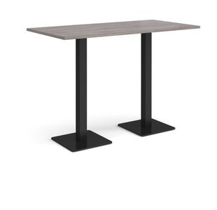 Brescia rect poseur table square bases