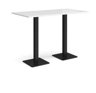 Brescia rect poseur table square bases