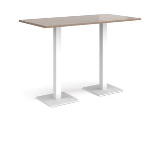 Brescia rect poseur table square bases