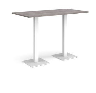 Brescia rect poseur table square bases