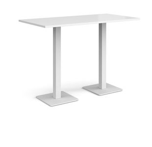 Brescia rect poseur table square bases