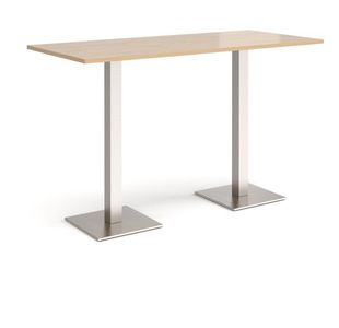 Brescia rect poseur table square bases