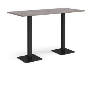 Brescia rect poseur table square bases