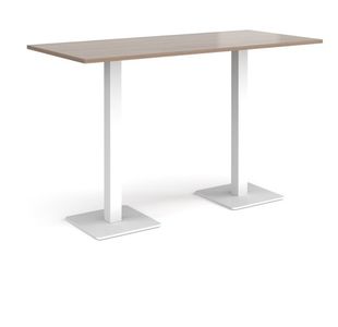 Brescia rect poseur table square bases