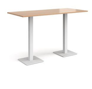 Brescia rect poseur table square bases