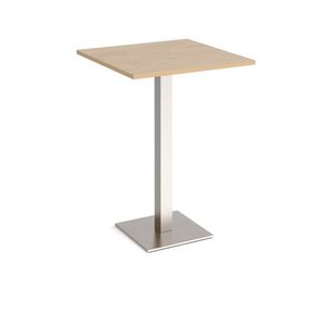 Brescia square poseur table square base