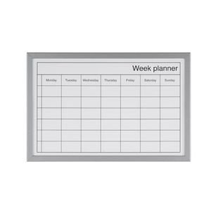 Magn Weekly Planner Whiteboard 60X40