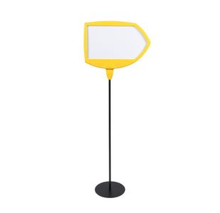 Yellow Arrow Floor Sign Magn Drywipe