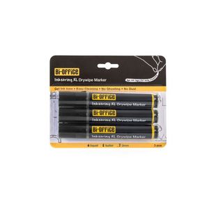 Inkstring Xl Drywipe Marker Blk Pk3