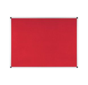 Bi-Office Noticebrd 1200x900 Red/Alu