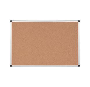 Bi-Office Cork Brd 1200x900 Alum Frm