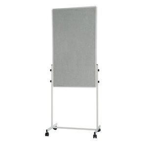 Bi-Silque Duo Easel 120x79cm Grey Felt