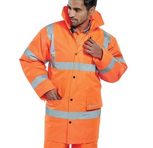 Constructor Hi Vis Jacket Orange 4Xl