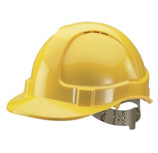 Comfort Vented Safety Helmet Yellow