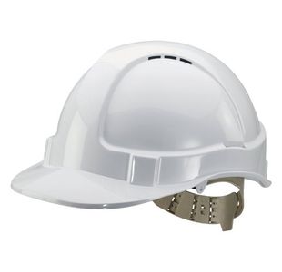 Comfort Vented Safety Helmet White