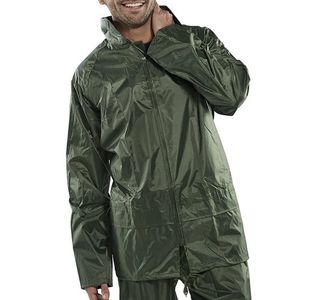 Nylon B-Dri Jacket Olive Green S