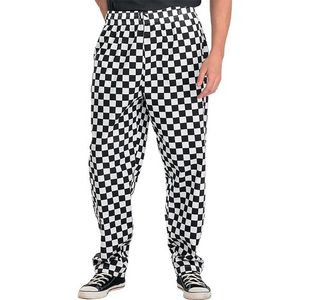 Chefs Trousers Black/White L