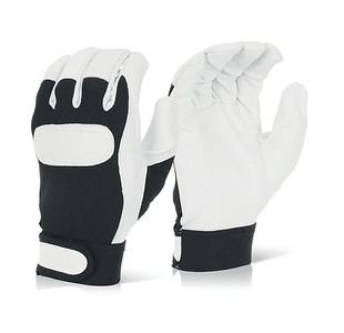 Beeswift Drivers Gloves Blk/Wht M