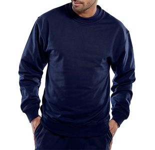 Click Pc Sweatshirt Navy Blue L