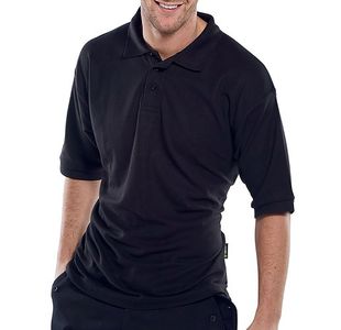 Beewsift Click Polo Shirt Black Lg