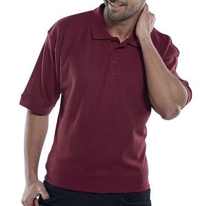 Click Pk Shirt Burgundy M