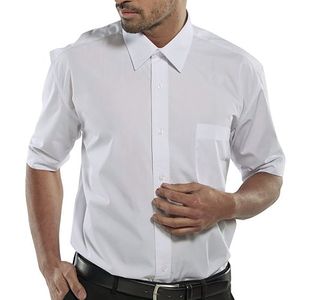 Classic Short Sle Shirt White 15.5