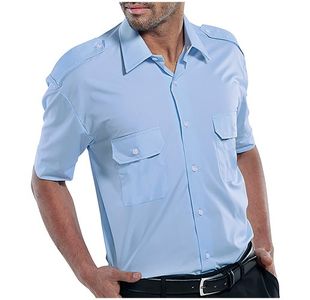 Pilot Short Sleeve Shirt Sk Blu 15