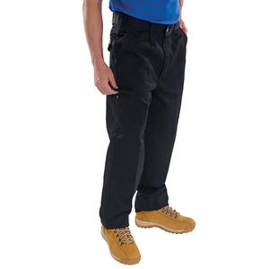 Beeswift Hw Drivers Trouser Blk 50T