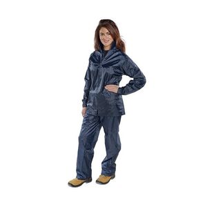 Nylon Weatherproof Suit Navyblue 3Xl