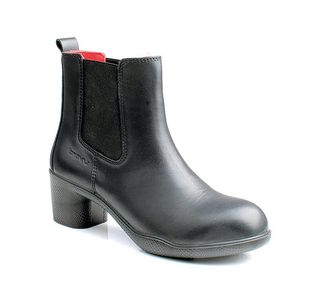 Cyndi Ladies Stl Toecap Boot Blk 3