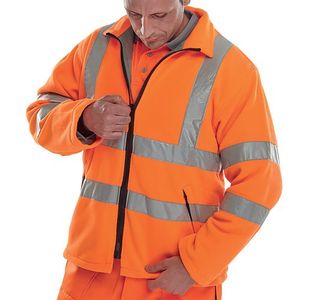 Carnoustie Fleece Jacket Orange S