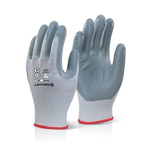 Nitrile Foam Nylon Glove 08 M