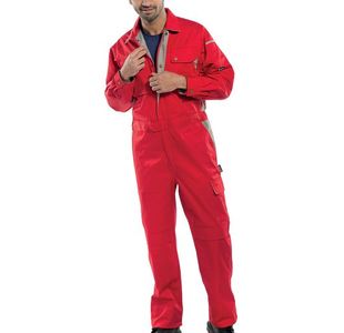 Beeswift Click Prem Coverall Red 36