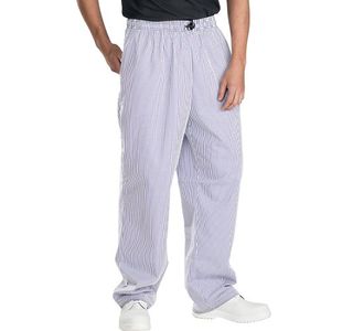 Chefs Trousers Navy/White Check L