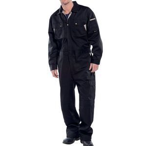 Beeswift Click Prem Coverall Blk 40